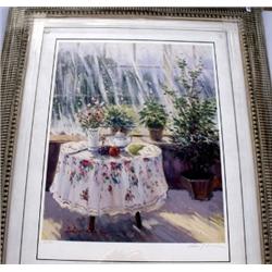 LUI "SUNDAY MORNING TEA" HAND SIGNED