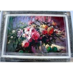 SCHOLFIELD "FLORALS V"  RARE GICLEE