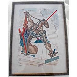 DALI EXTREMELY RARE WOODBLOCK  MINT