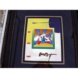 PETER MAX "FLOWER RUNNER"