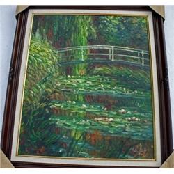 MONET "Bridge Over Pond"