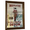 Image 2 : Group of 2 Framed Mirrors - Beefeater London Distilled Dry Gin & Guy Laroche
