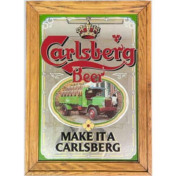 Framed Carlsberg Beer - Make it a Carlsberg Mirror