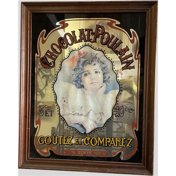 Framed Chocolat Poulain Goutez ET Comparez Mirror