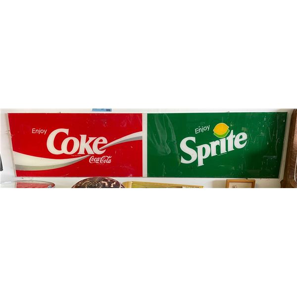 Enjoy Coke Poster & Enjoy Sprite Signs