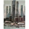 Image 3 : Framed New York City - City Landscape Signed Winston Painting