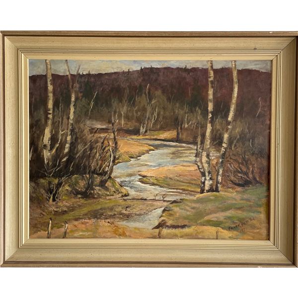 Framed Nature Landscape Frank Proctor 1970 Art