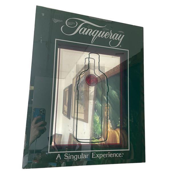 Tanqueray Advertising Mirror Sign - “A Singular Experience”