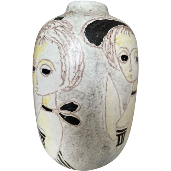Italian Mid Century Marcello Fantoni Pottery Vase