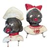 Image 1 : 2 pc - Vintage Black Americana Chalkware