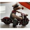 Image 2 : Vintage Cast Iron Popeye on Motorcycle Toy Figure