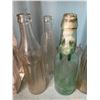Image 3 : Assorted Vintage Glass Bottles Including Frosted Coca-Cola Glass