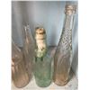 Image 4 : Assorted Vintage Glass Bottles Including Frosted Coca-Cola Glass