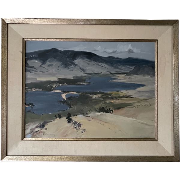 Framed Landscape Oil Painting, Signed