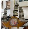 Image 2 : Group Vintage Novelty Sailing Ship Clock, Russell Limited Clock & Teapot Clock