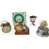Image 1 : Large Assortment Vintage Alarm & Mantel Clocks (Shelf Lot)