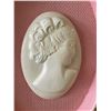 Image 4 : Pair Pink Framed Cameo Wall Plaques