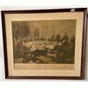 Image 3 : Group of 3 Art - Conservative Cabinet of Canada 1912, Mirror & Antique Musical Print