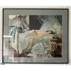 Image 2 : Group of 2 Framed Pictures - Women Portrait, Girl of Valdarno