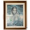 Image 3 : Group of 2 Framed Pictures - Women Portrait, Girl of Valdarno