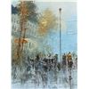 Image 2 : Framed Paris Street Scene Painting Signed H. Lemon
