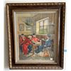 Image 2 : Group of Framed Tavern Scene Print, Jehanne D'Are & Matador/Bullfight Painting