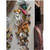 Image 1 : Group - Thimbles, Lighters, Costume Jewelry, German Pottery, Etc.