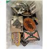 Image 4 : Group of Various Belt Buckles & Leather Display Strap