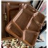 Image 2 : Group of Misc - Cafeteria Trays, Vintage Decorative Metal Matchboxes / Cases, Etc.