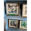 Image 3 : Collection of 8 Framed Landscape & Silhouette Art Prints