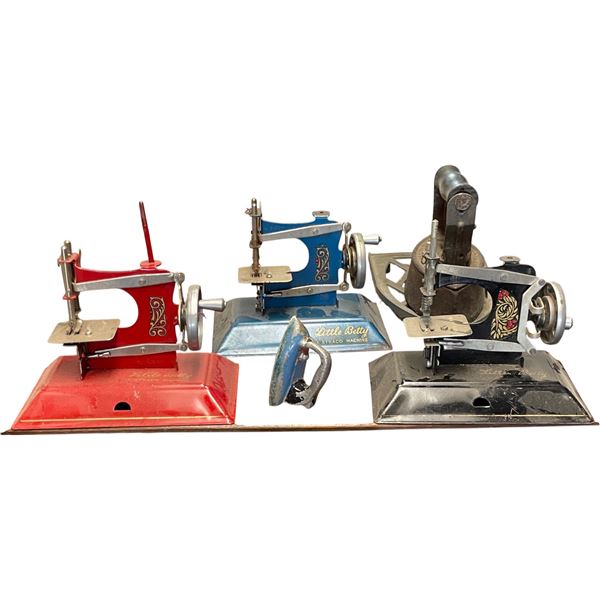 Little Betty Toy Sewing Machines & Mini Iron Group