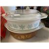 Image 2 : Pyrex Autumn Harvest Casserole Set & Covered Dishes