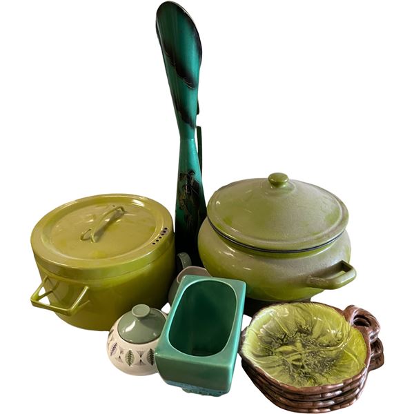 Blue Painted Wood Shelf