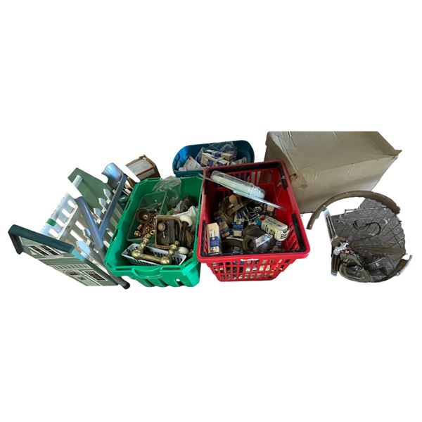 Mixed Hardware, Lighting Parts & Miscellaneous Household Items