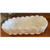Image 5 : White Glass & Ceramic Serving Bowl and Covered Dish Assortment