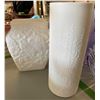 Image 4 : White Milk Glass Vases, Compote & Decorative Pieces