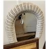 Image 4 : 3 Wicker-Framed Oval Mirrors