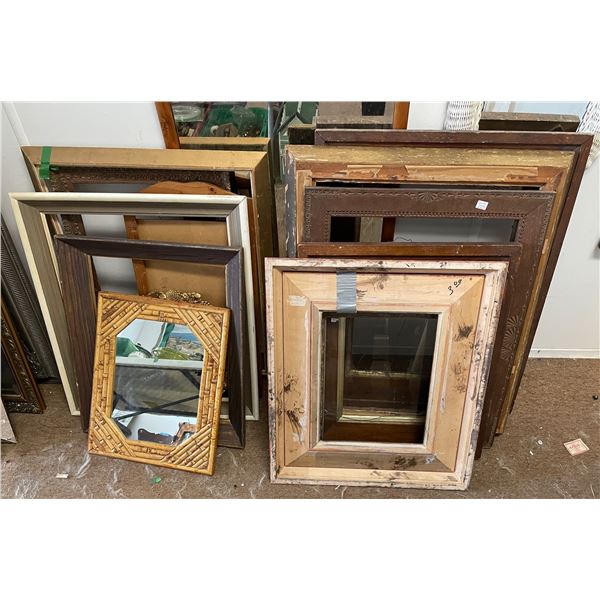 Group of Assorted Mirrors and Frames