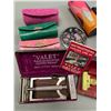 Image 2 : Vintage Valet and Schick Razor, Compact Lipstick Boxes, and Small Coin Purses