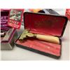 Image 3 : Vintage Valet and Schick Razor, Compact Lipstick Boxes, and Small Coin Purses