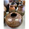 Image 2 : 9-Pcs Earth-Toned Ceramic Vases & Pots
