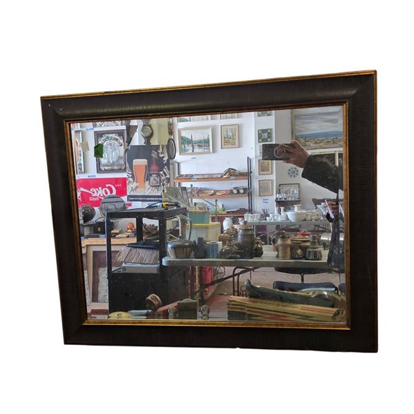 Vintage Rectangular Mirror, H27" x W33"