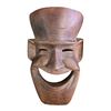 Image 3 : 4 Carved Wooden Masks, Tallest H10.5" & Mold 12.5" x 13"
