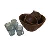 Image 1 : Group of Wood Bowl Set & Cups