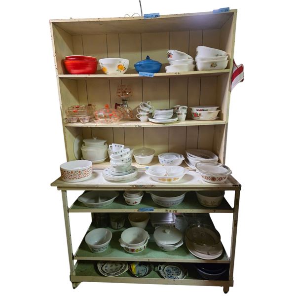 Rolling Shelf (H36" x W47") and Cabinet (H41" x W47")