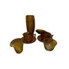 Image 1 : 2 Cambridge Decagon Amber Sets and 4 Matching Coloured Glass Pieces