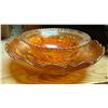 Image 2 : 7 Carnival Glass Serveware - Iridescent Bowls, Dishes & Platters