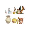 Image 2 : 22+ Pcs Assorted Ceramic & Porcelain Figurines, some Made in Japan