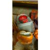 Image 3 : Misc. Pottery and ceramics. Orange and red