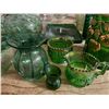 Image 4 : 15 Emerald Green Glassware - Assorted Pitchers, Vases, Bowls, and More